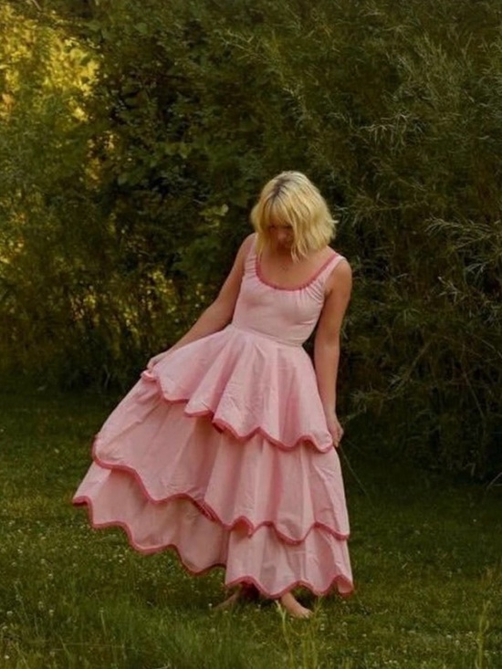 Alli Marye Millie Dress Pink Small